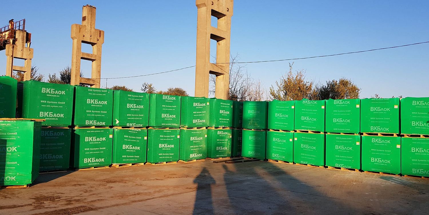 Газобетонные блоки ВКБлок D500 625х150х250 перегородочные